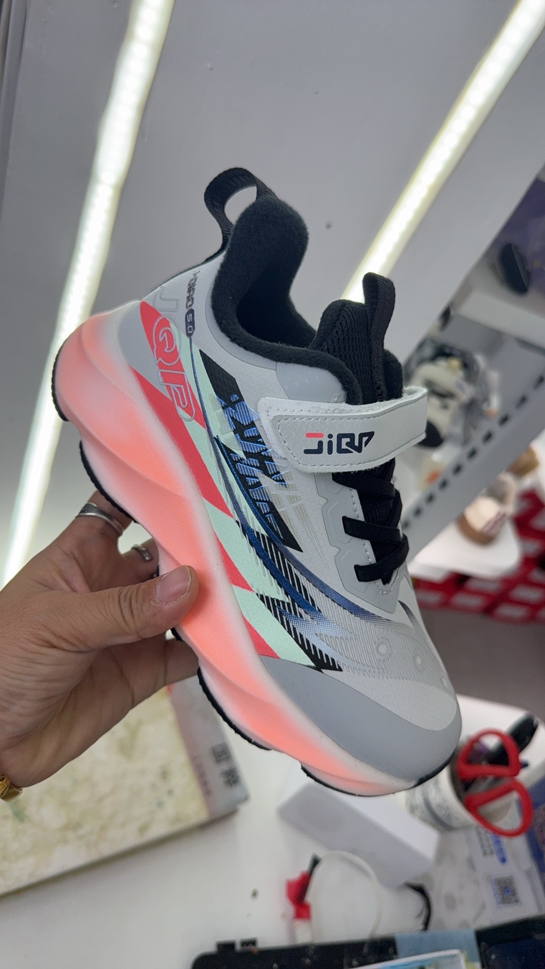 剑桥超临界2025冬季新款二棉男女童皮面能量跑鞋