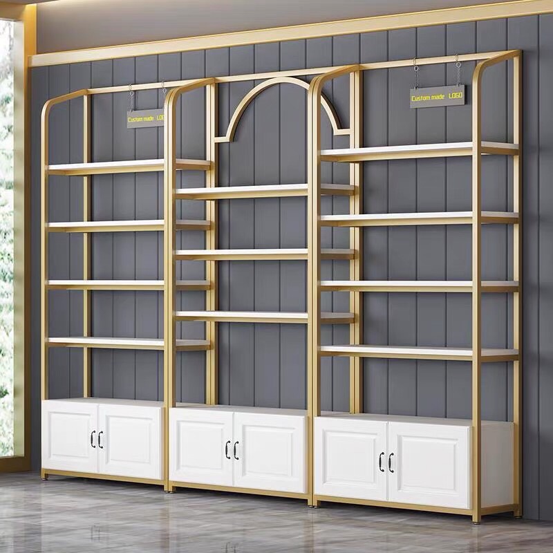 货架展示架多层置物架陈列柜母婴店产品货柜美容院化妆品展示柜子