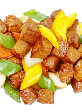 很豪菲力烧烤食材黑椒牛肉粒