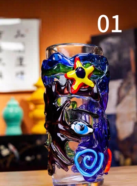 穆拉诺琉璃毕加索人脸