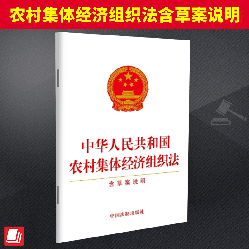 2025适用 中华人民共和国农村集体经济组织法 含草案说明【自2025年5月1日起施行】32开单行本法条 法制出版社9787521645569
