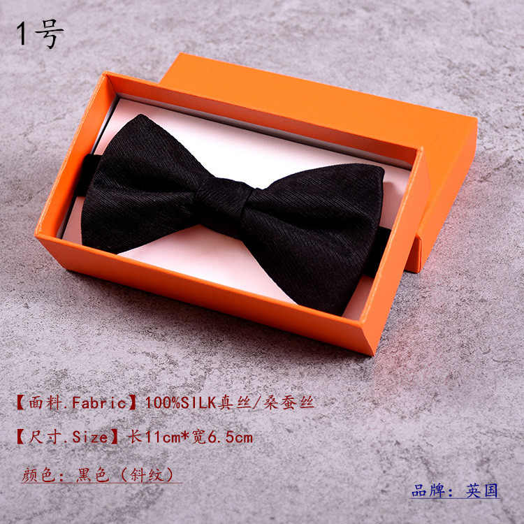Bow Tie Europe and America formal wear business affairs black Bowtie Groom Accessories man 's suit work Bowtie Real silk bowin the Accessories/Leather belt/Hat/Muffler , Collar accessories , Tie  category - from Buy2taobao.com to provide professional Taobao agent buy service