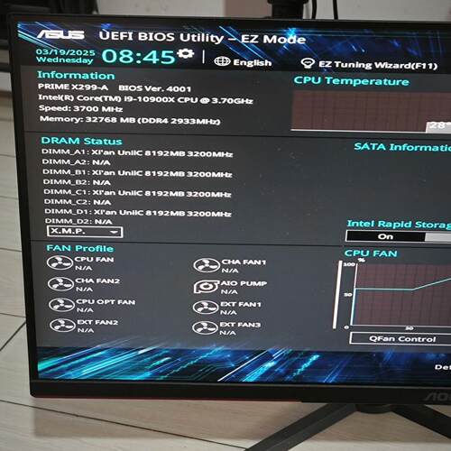 华硕x299a  功能正常 带挡板支持10980xe 10【议价】