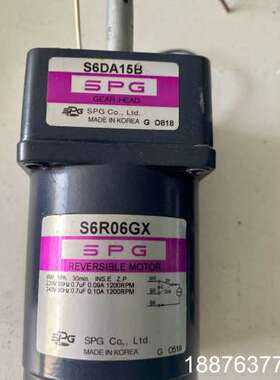 进口SPG减速电机 S6R06GX/S6DA15B S610议价
