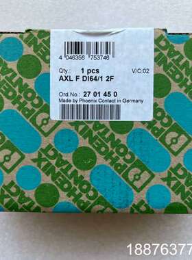 菲尼克斯模块AXL F DI64/1 2F货号2701450议价