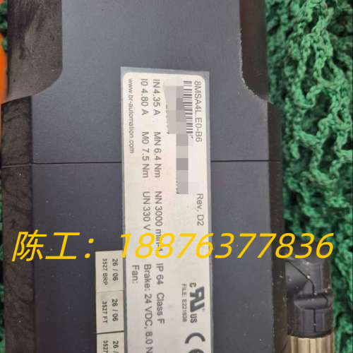 8MSA4L.E0-B6贝加莱二手电机，包好，有质保，发货前议价