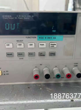 安捷伦E3631A直流电源，三路输出，0-6V/5A，0-2