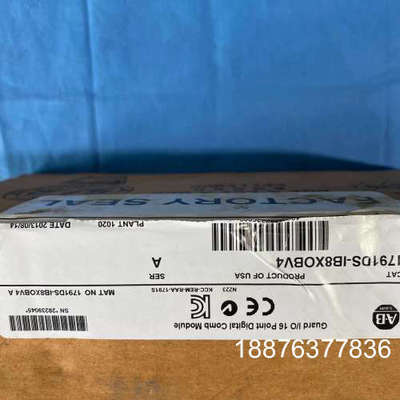 AB控制器1791DS-IB8XOBV4 数量1 现货议价~议价