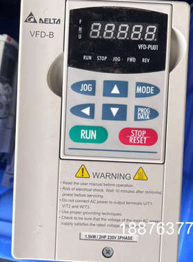 台达变频器VFD015B23A 拆机 成色好 议价