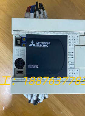 三菱PLC模块FX3GA-24MR-CM，成色如图，功能包好议价