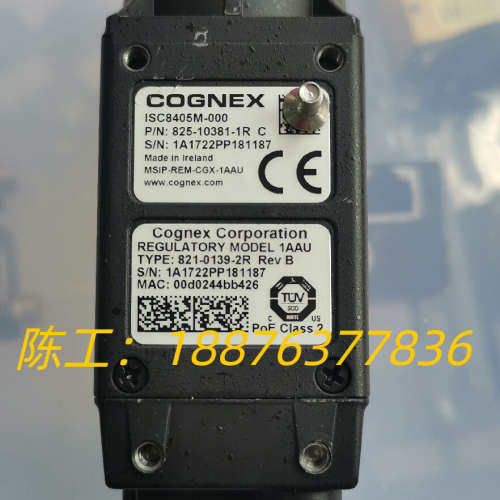 COGNEX智能相机，ISC8405M-000功能测试完好，议价