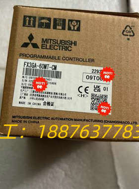 三菱PLC控制器FX3GA-60MT-CM，全新原装正品，保议价