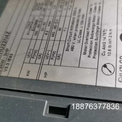 变频器ATV71HU22N4Z拆机，没风扇。（带风扇价议价