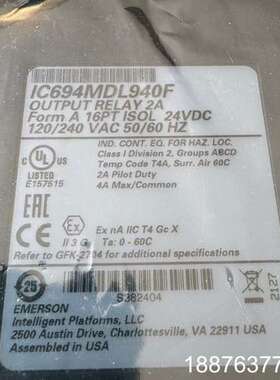 型号GE  IC694MDL940F  工程余货 原装 成色议价