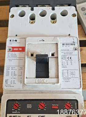 Cutler-Hammer/卡特拉汉莫塑壳断路器。HKw70议价
