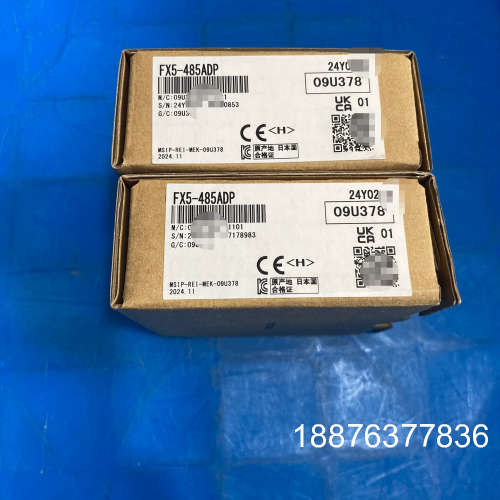 三菱可编程控制器模块，型号FX5-485ADP，包全新原装正议价