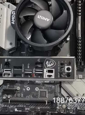 微星B450M迫击炮加R5 3400G盒装，海盗船D4 30