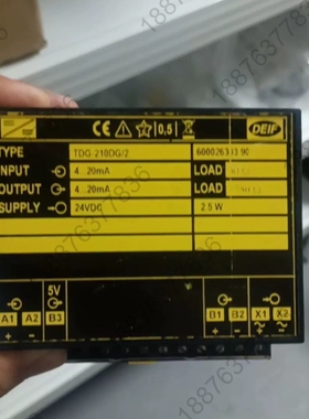 DEIF信号转换器，型号TDG-210DG/2，全新原装正品 议价