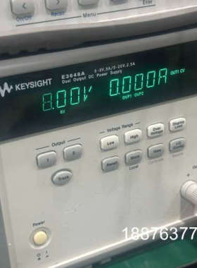 E3648A 100W 双路输出电源，双路 8V，5A 或