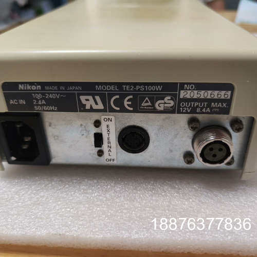尼康显微镜电源TE2-PS100W,成色一般如图。功能正常，议价