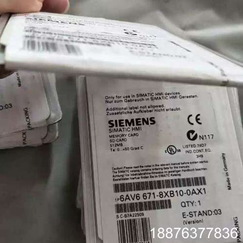 闲置存储卡6AV6671-8XB10-0AX1，全新原议价