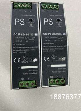 IGC IP#648-216开关PS电源，项目剩余库存，实物议价