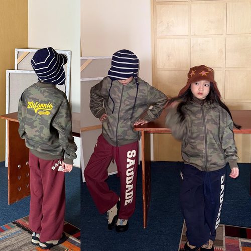 yummyrocky环保迷彩满印＋夜光印花一体绒抑菌抗静电卫衣外套