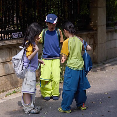 【满2减5】YR【一裤三穿】定织3M速干面料撞色可拆卸伞兵神裤