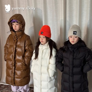 YR95木拉白鸭绒超蓬松10D高密三防抗静电超保暖长款被子羽绒服