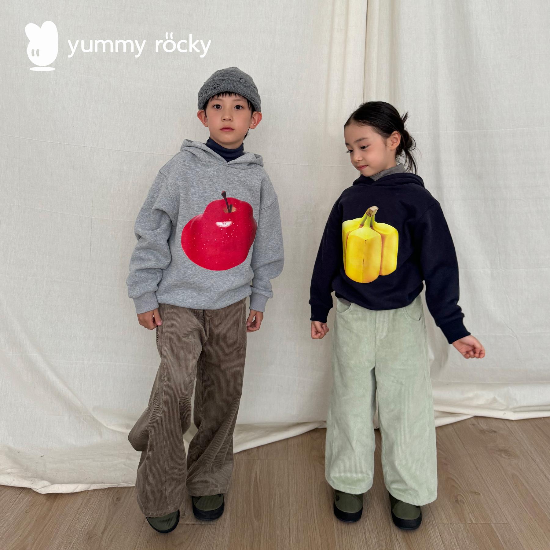 yummyrocky纯棉儿童保暖卫衣