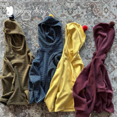 YR发热德绒5A抗菌A类亲肤上身速暖立领 连帽打底衫