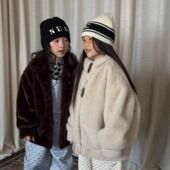 无补 yummyrocky时髦千金感环保仿真防风保暖皮草