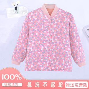 中大童100%纯棉新疆棉袄冬季棉花棉内胆上衣外套棉服童装校服神器