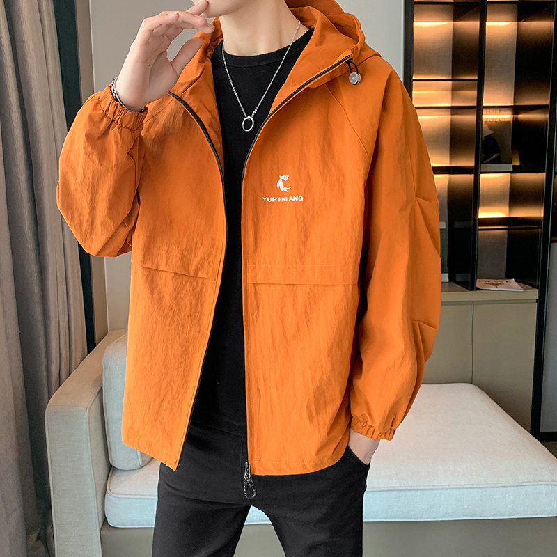店主风夹克男秋季防水冲锋衣薄款连帽外套B358-JK05-P110,男装夹克,电商B345