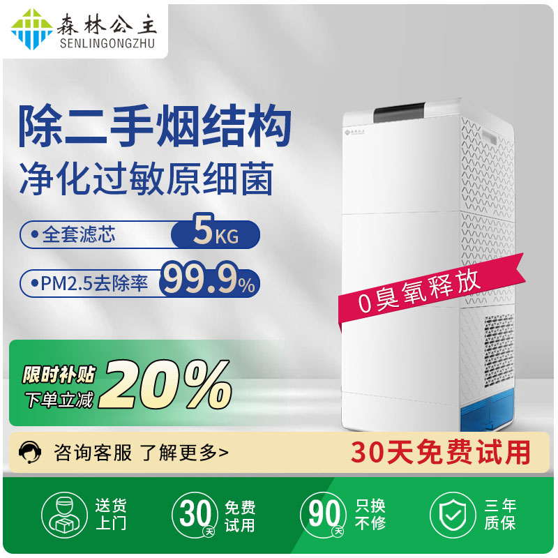 空气净化器森林公主炭网可水洗