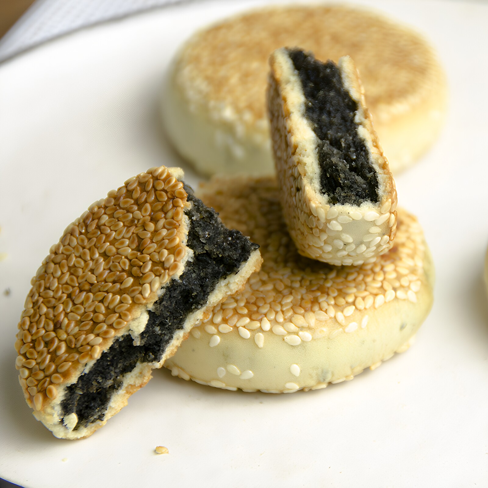 浙江特产木糖醇食品衢州手工黑芝麻饼纯素食品老人零食传统糕点心