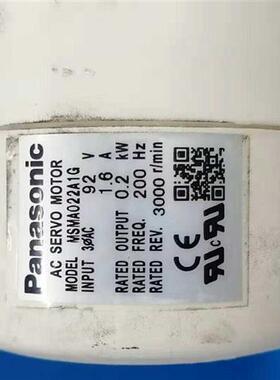 MSMA022A1G 伺服电机成色漂亮保修3个月 议价