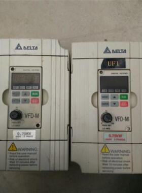 台达M变频器VFD007M43B 380V 0.75KW实物图片 缺盖的150块