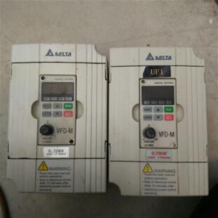 台达M变频器VFD007M43B 380V 0.75KW实物图片 缺盖的150块