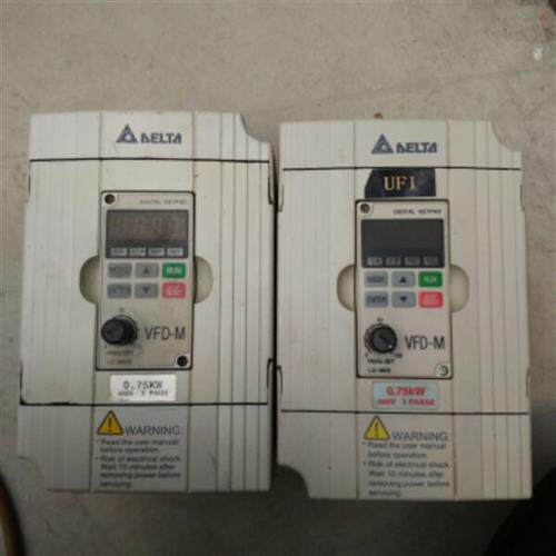 台达M变频器VFD007M43B 380V 0.75KW实物图片 缺盖的150块
