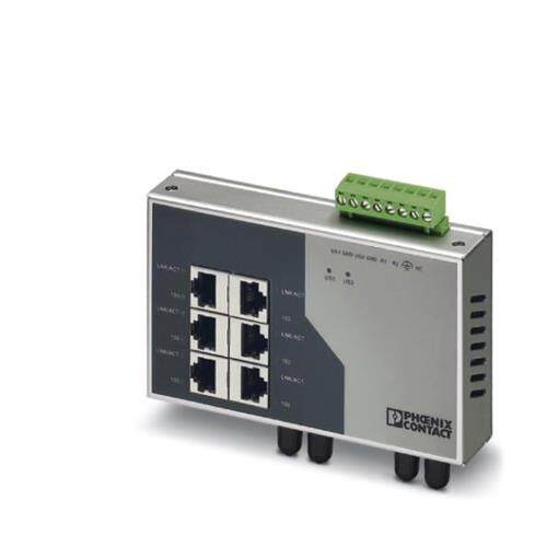 菲尼克斯 6口交换机2光纤FL SWITCH SF 6TX/2FX ST-2832674