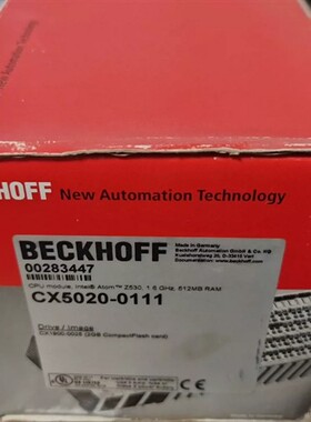 BECKHOFF倍福CX5020-0110 CX5020-0111 CX5020-0112 CX5010-0111