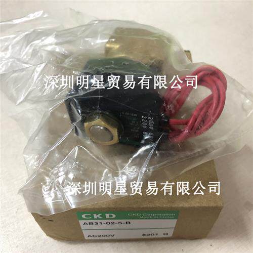 CKD电磁阀AB31-02-5-B AC220V全新正品假一罚十