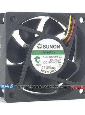 原装 KDE1206PTVX MS.AF.GN 12V 2.9W 6CM 磁悬浮风扇