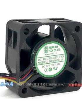 全新原装 DFB402012H 4线 散热风扇 DC12V 1.6W 4020