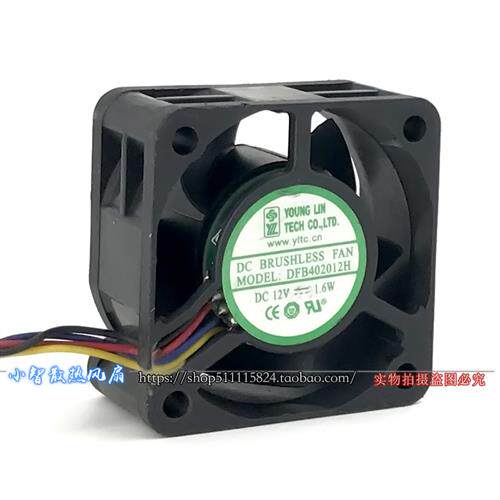 全新原装 DFB402012H 4线 散热风扇 DC12V 1.6W 4020