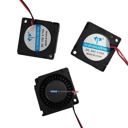 小微型风扇5V 12V 24V 涡轮鼓风机3010 3CM厘米 静音机箱