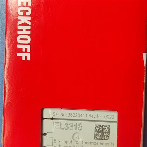 KL3444  EL3318  EL6201  倍福模拟量模块