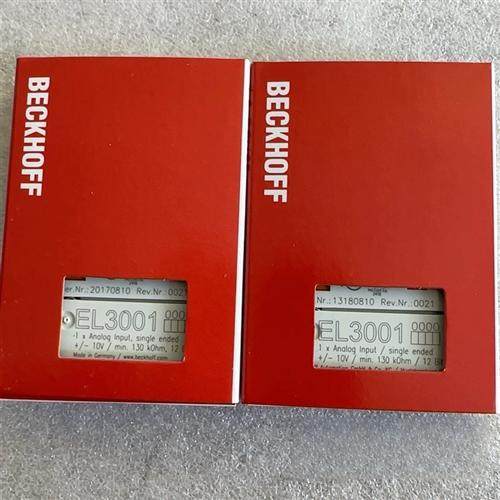 德国倍福EL3001 EL3002 EL3004 EL3008 EL3011全新原装询价
