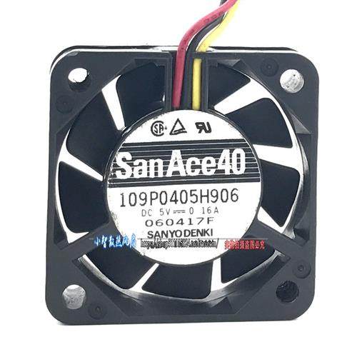 原装SANYO 4010 4CM双滚珠风扇 静音 5V  0.16A 109P0405H906